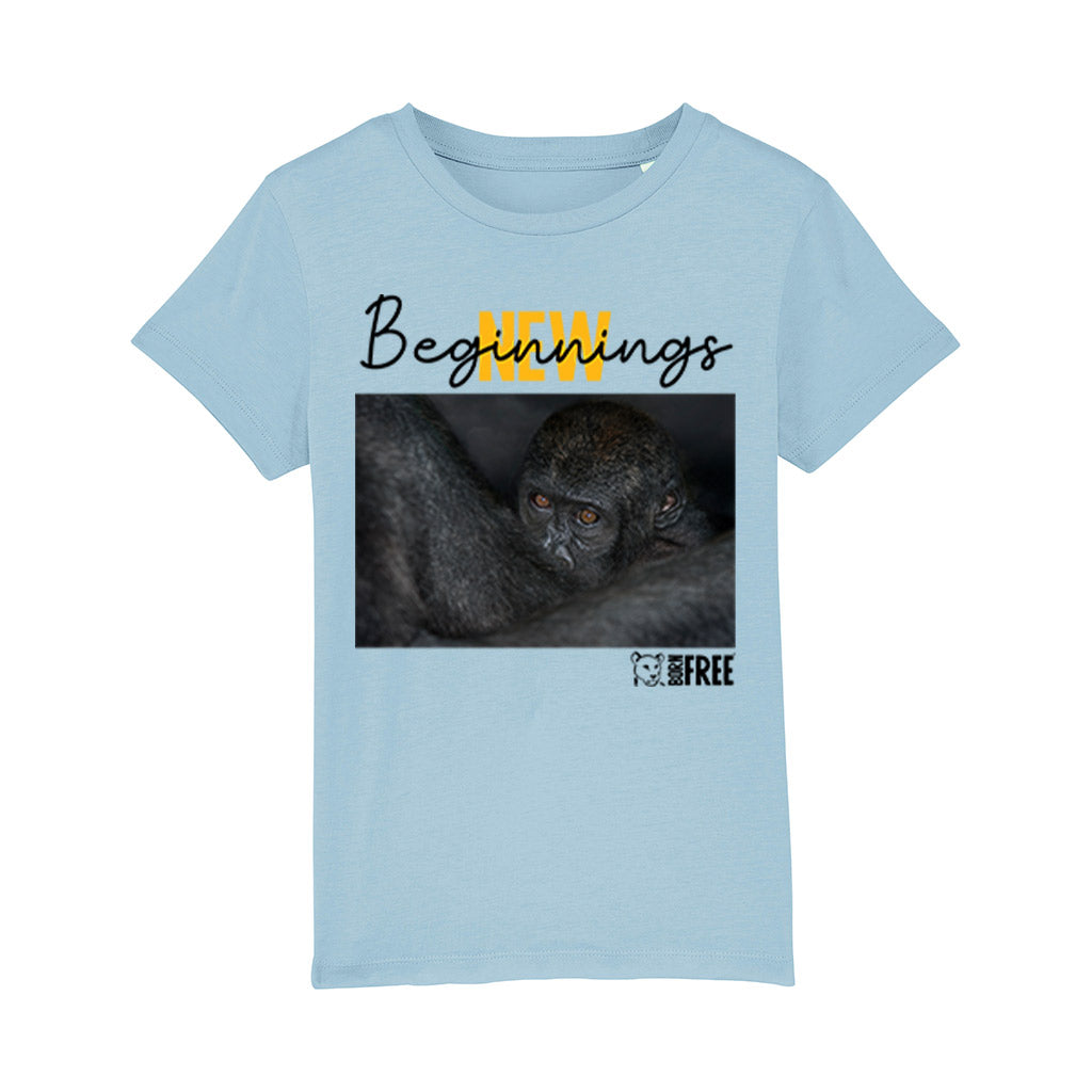 New Beginnings Ape T-Shirt by George Logan