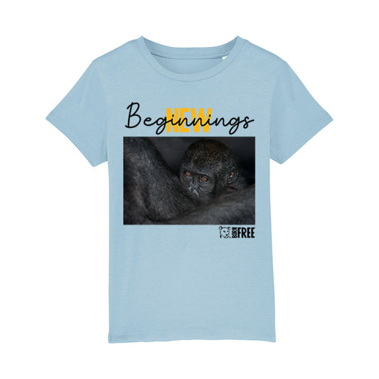 New Beginnings Ape T-Shirt by George Logan
