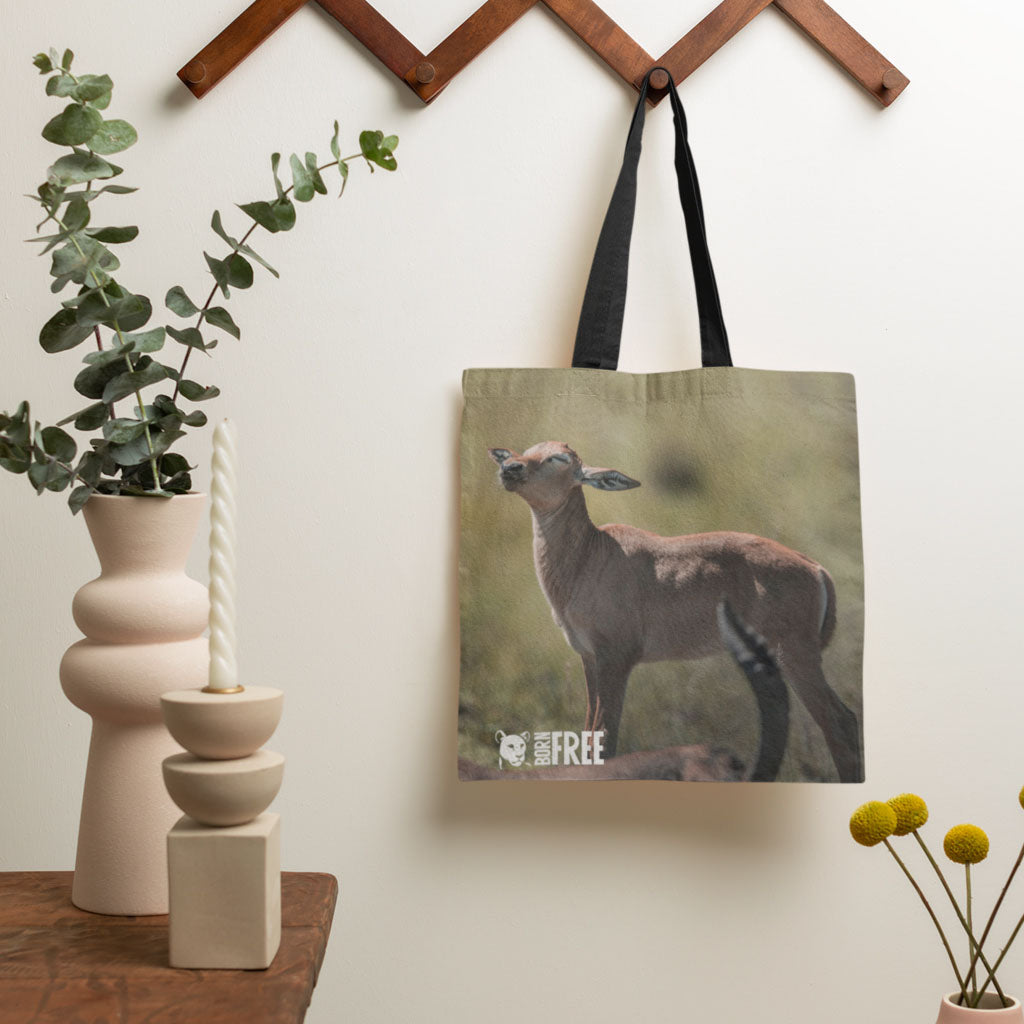 New Beginnings Impala Foal Tote Bag by George Logan