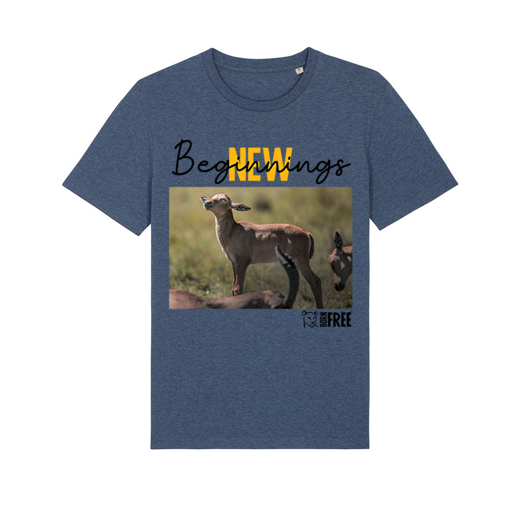 New Beginnings Impala Calf T-Shirt by George Logan