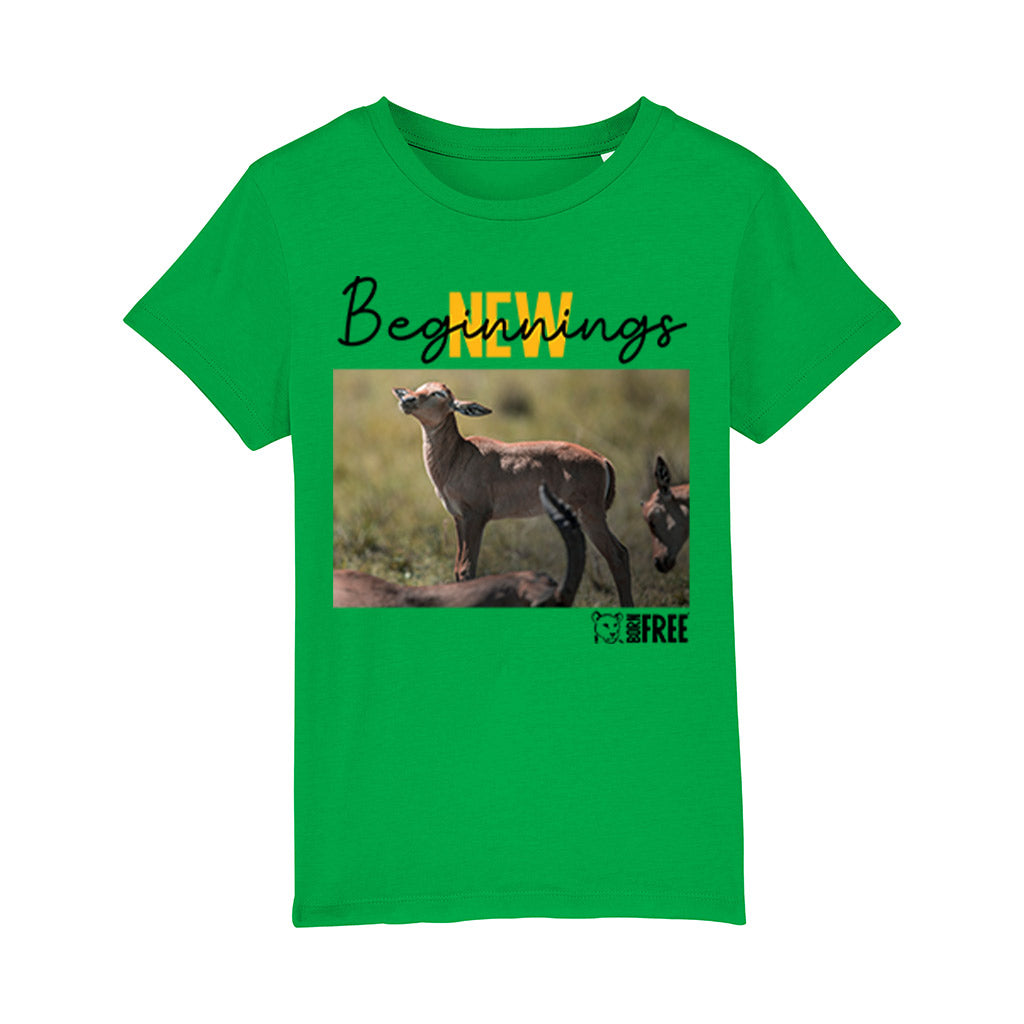 New Beginnings Impala Calf T-Shirt by George Logan