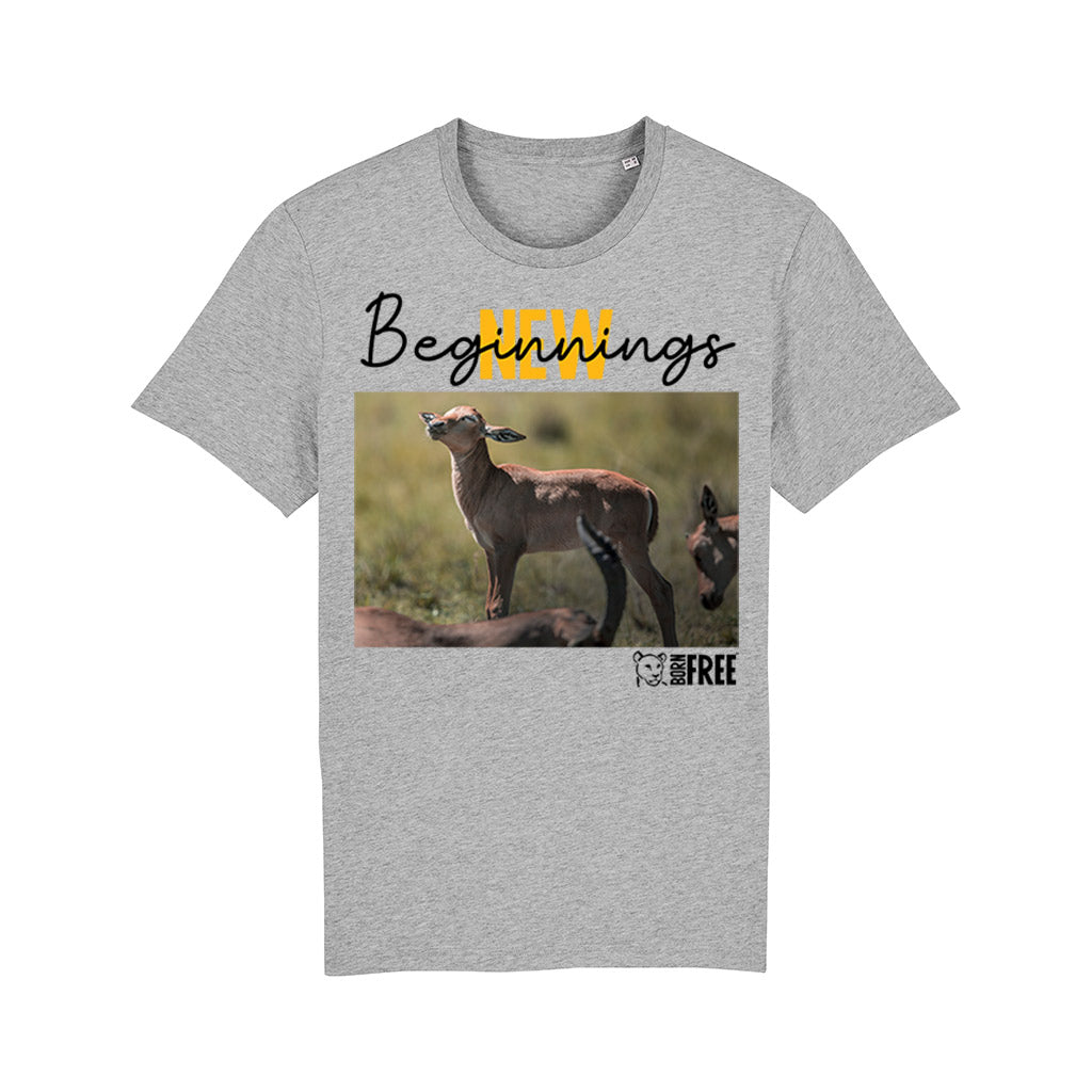 New Beginnings Impala Calf T-Shirt by George Logan