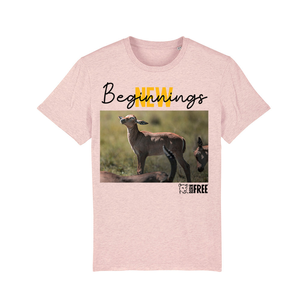 New Beginnings Impala Calf T-Shirt by George Logan