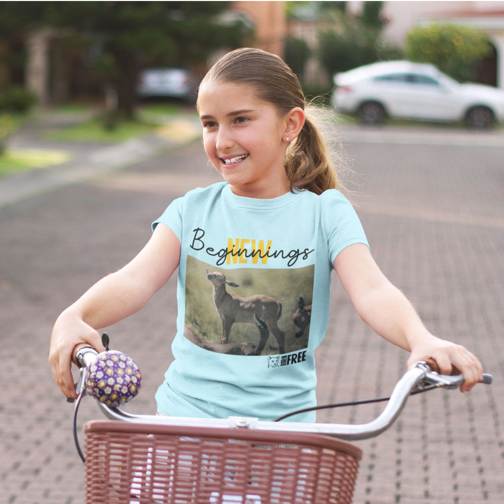 New Beginnings Impala Calf T-Shirt by George Logan