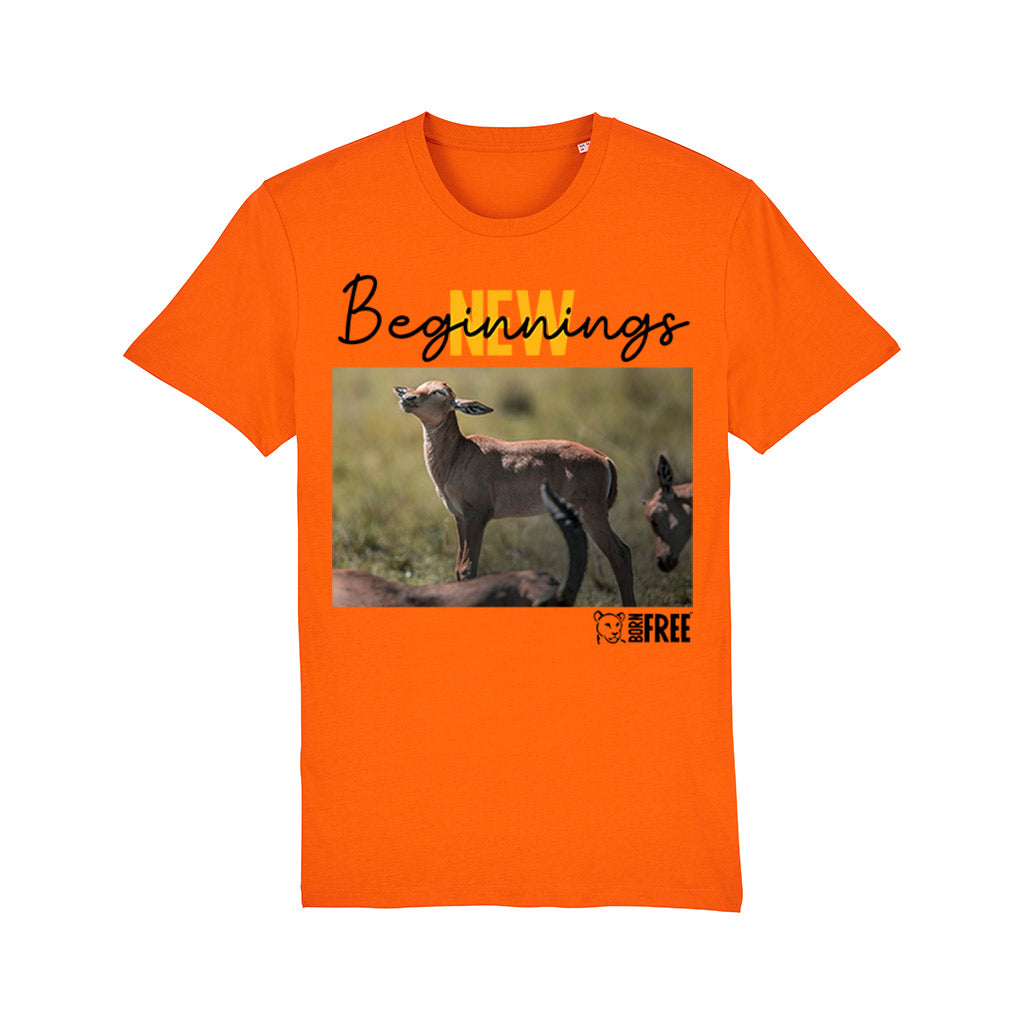 New Beginnings Impala Calf T-Shirt by George Logan