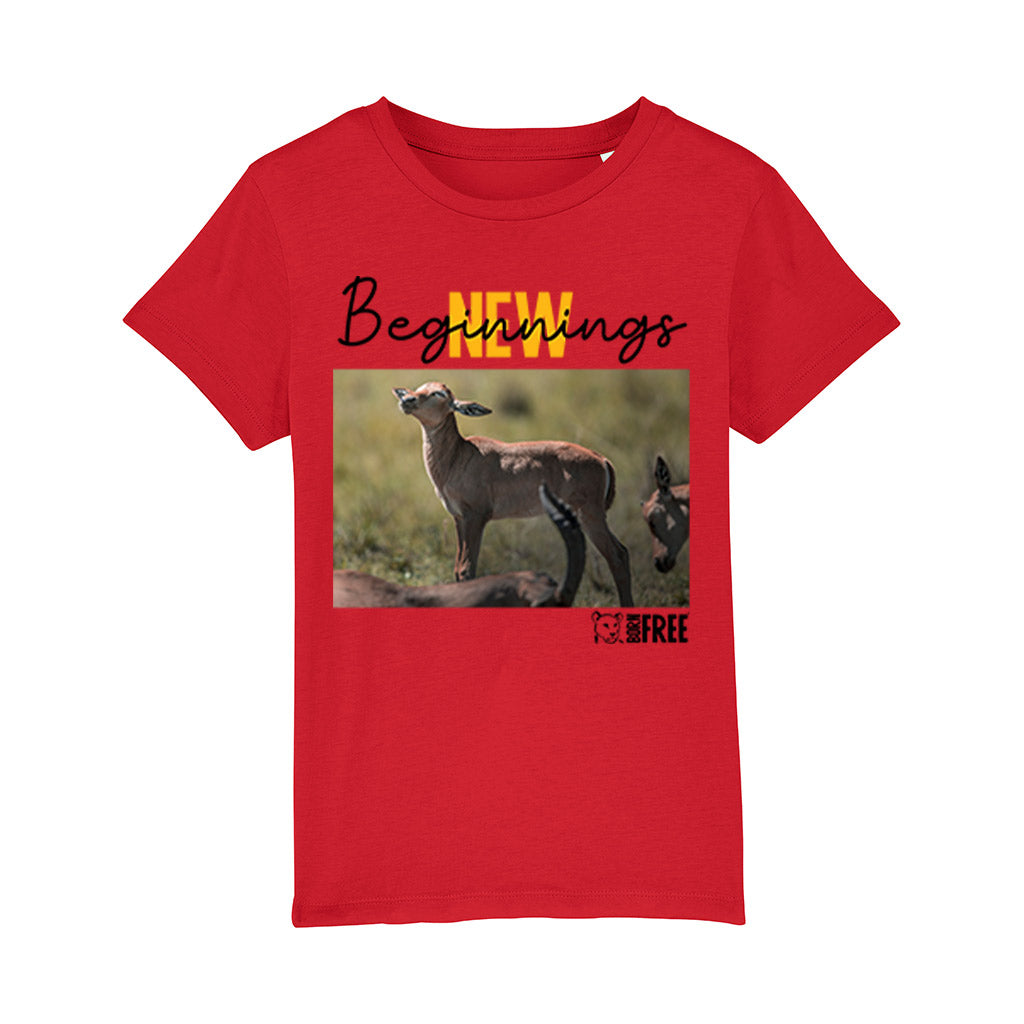 New Beginnings Impala Calf T-Shirt by George Logan