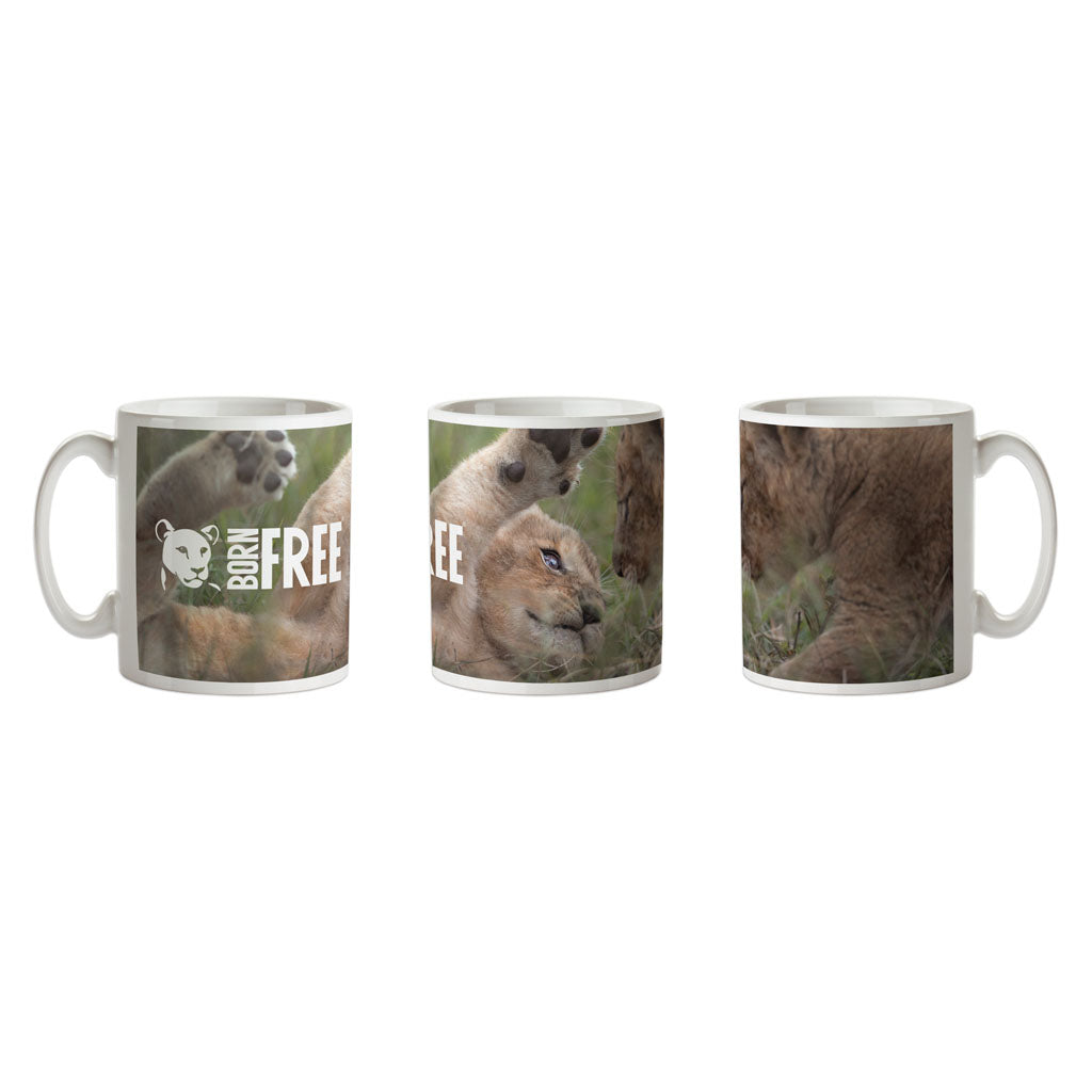 New Beginnings Lion Cubs Mug by George Logan