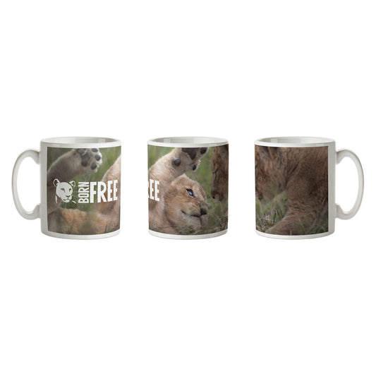 Born Free Lion Cubs Mug