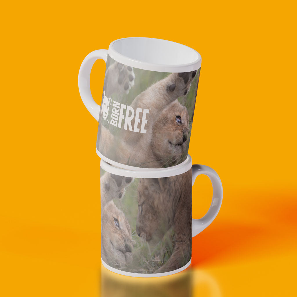 New Beginnings Lion Cubs Mug by George Logan