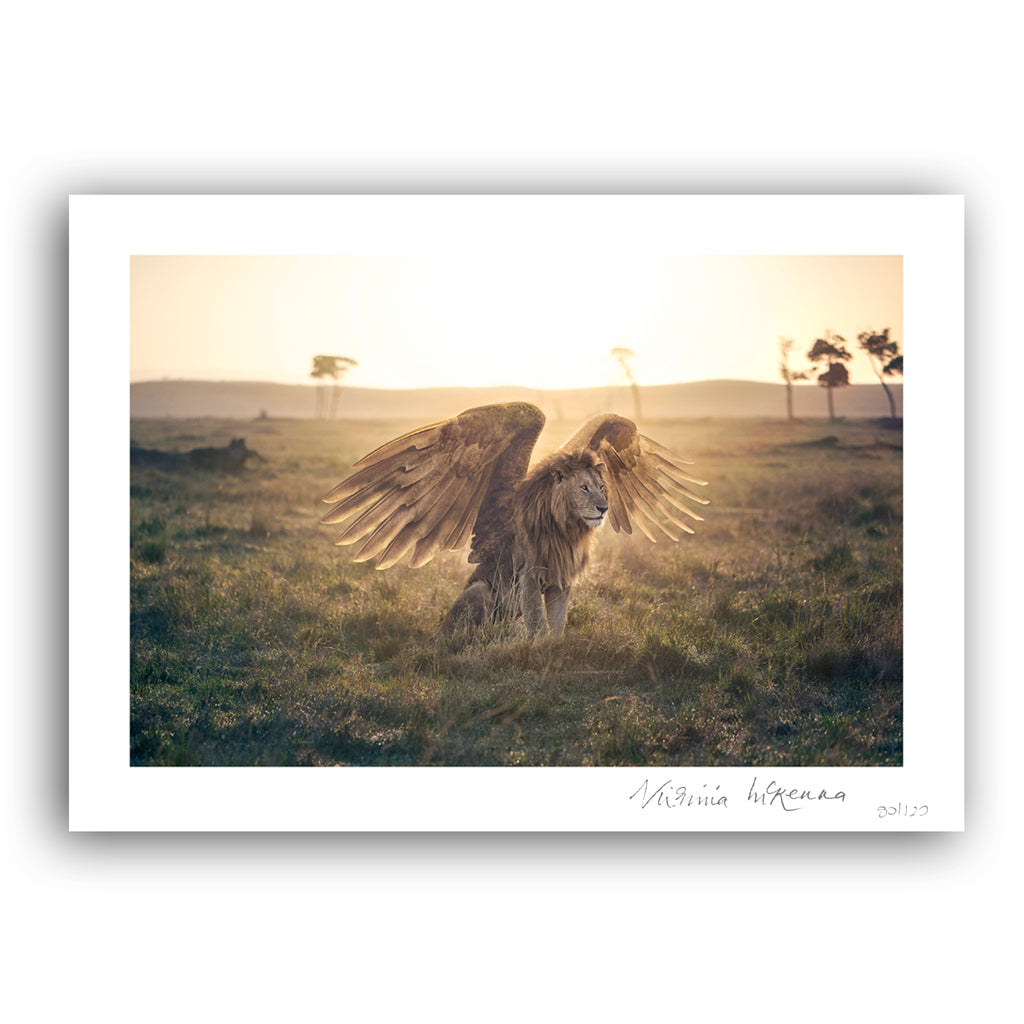 Limited Edition Prints Signed by Dame Virginia McKenna - 'How Long Until They're Just A Myth?' by George Logan