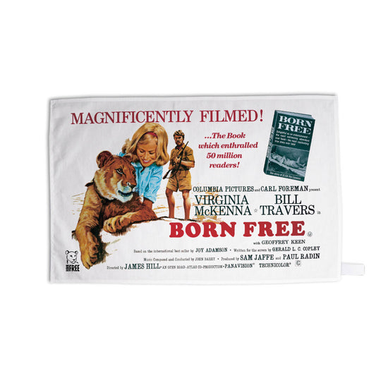 Born Free Film Tea Towel