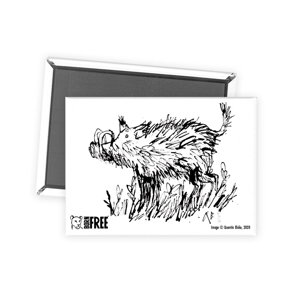 Quentin Blake Warthog Magnet