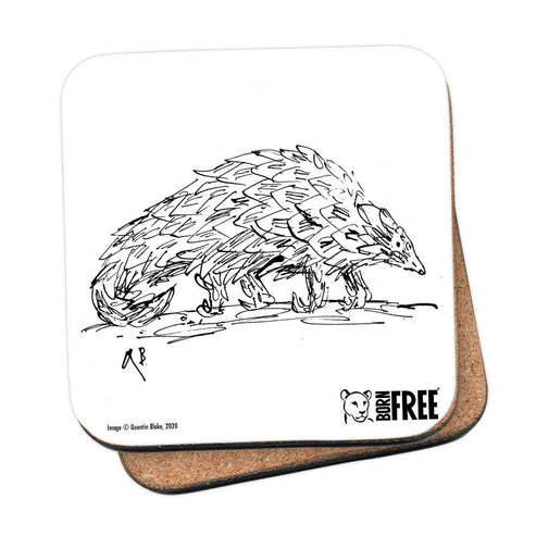 Quentin Blake Pangolin Coaster