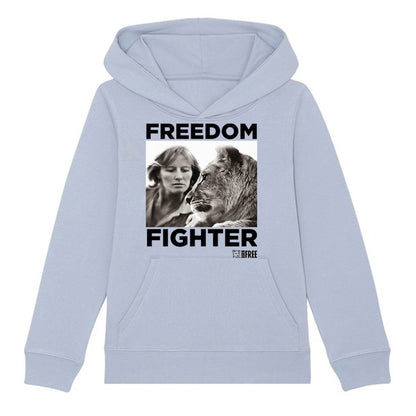 Dame Virginia Freedom Fighter Black Print Hoodie