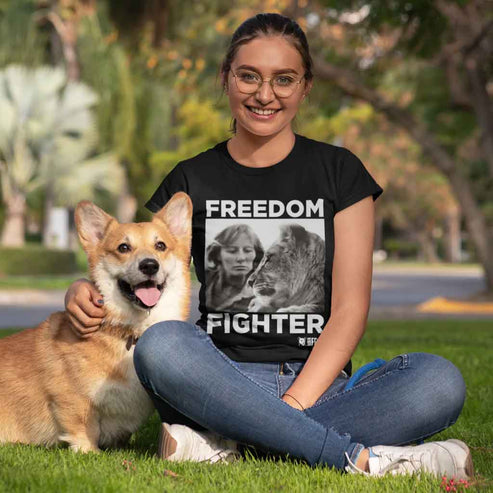 Dame Virginia Freedom Fighter T-Shirt