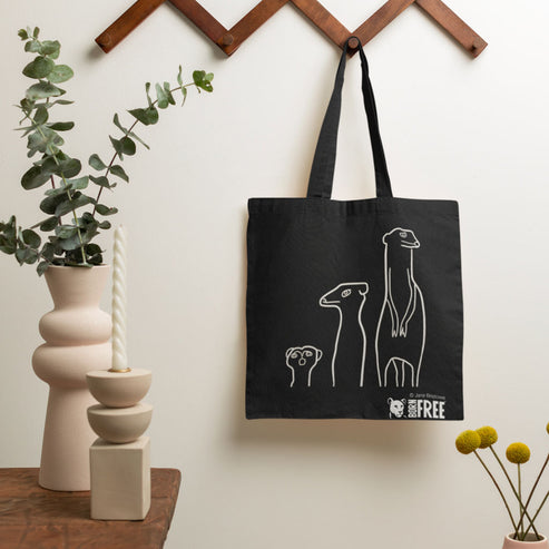 Born Free - The Meerkat Family Edge-to-Edge Tote Bag