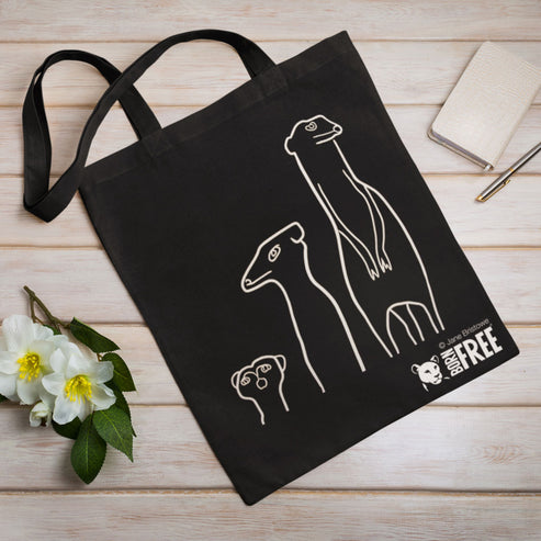 Born Free - The Meerkat Family Edge-to-Edge Tote Bag
