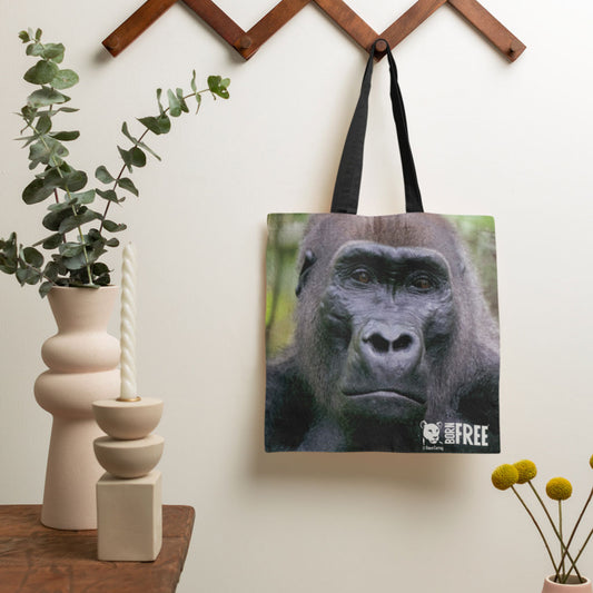 Kamaya the Silverback Tote Bag by Dave Currey