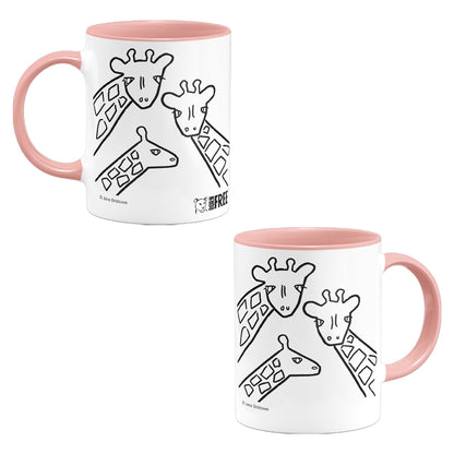 Born Free Giraffe Trio Ceramic Mug | Jane Bristowe Design