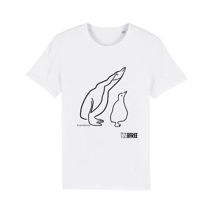 Jane Bristowe -  The Mother and Baby Penguins T-Shirt