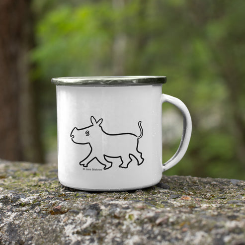 Born Free Wildlife Wonders Enamel Mug Set | Complete 6-Piece Collection | Jane Bristowe Art