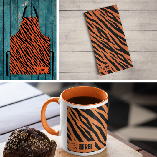 Tiger Print Homeware Gift Set