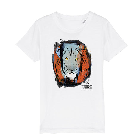 Born Free Lion T-Shirt by Rory McQueen