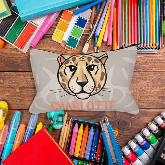 Cheetah Personalised Pencil Case