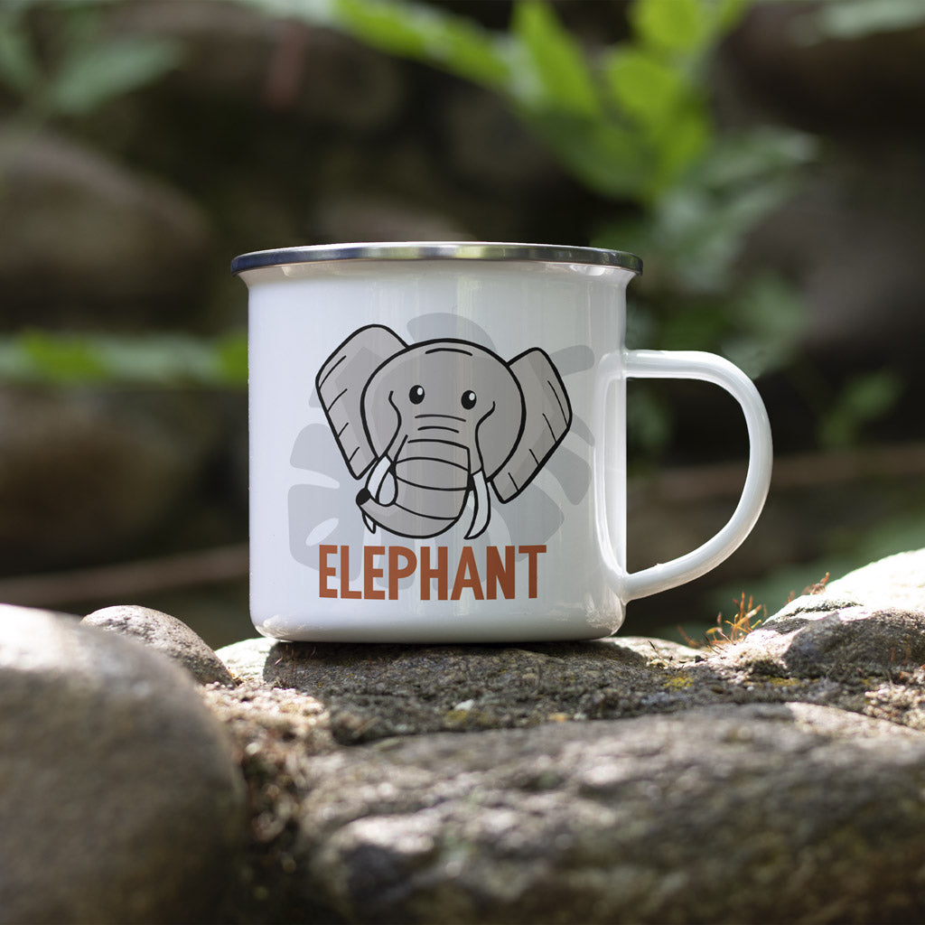 Elephant Enamel Mug