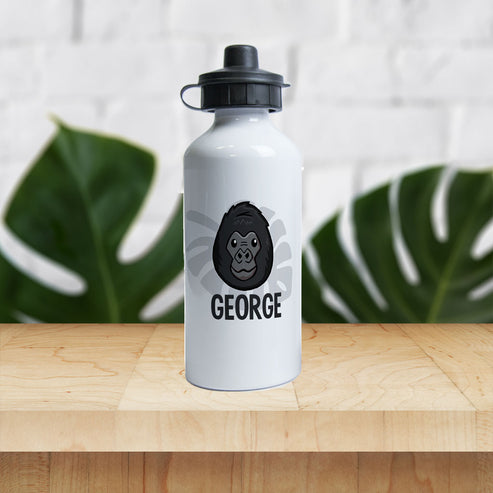 Gorilla Personalised Water Bottle