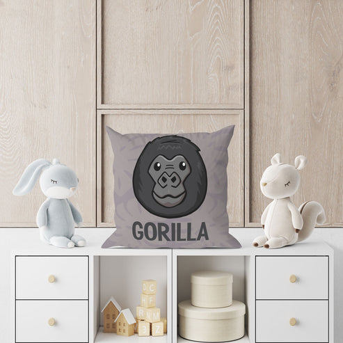 Gorilla Personalised Organic Cushion