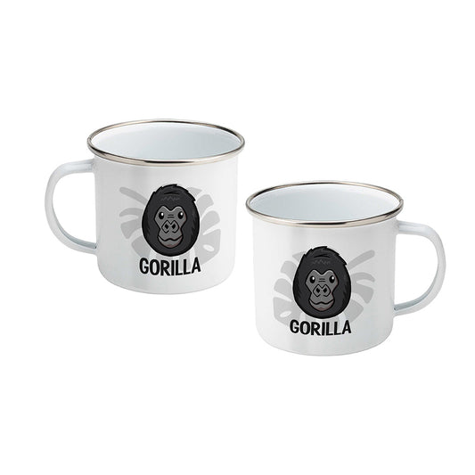 Gorilla Enamel Mug