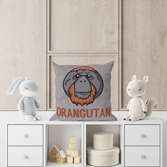 Orangutan Personalised Organic Cushion