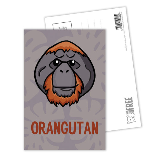Orangutan Postcard Pack of 8