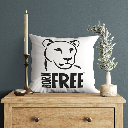 Born Free Logo Organic Cushion