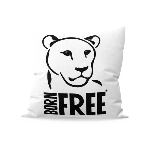 Born Free Logo Organic Cushion