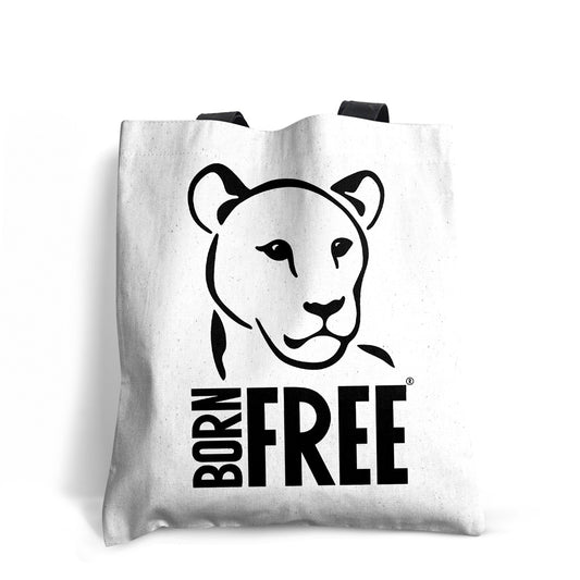Born Free Logo Edge-to-Edge Tote Bag