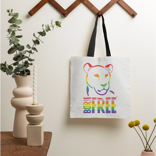 Born Free Rainbow Logo Bag