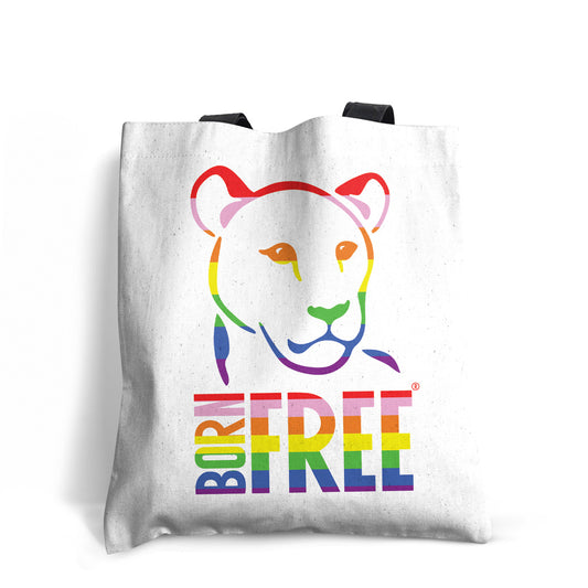 Born Free Rainbow Logo Bag