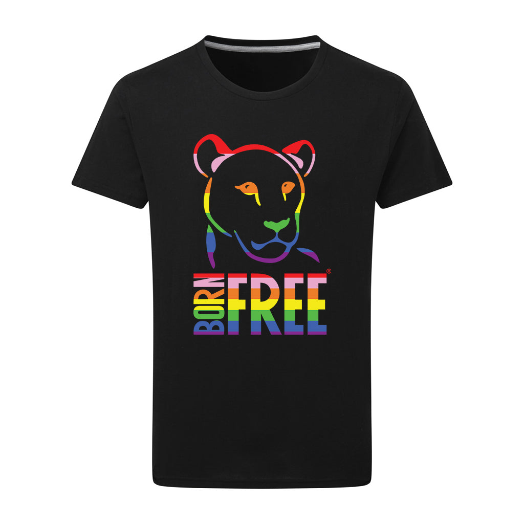 Born Free Rainbow Logo T-Shirt