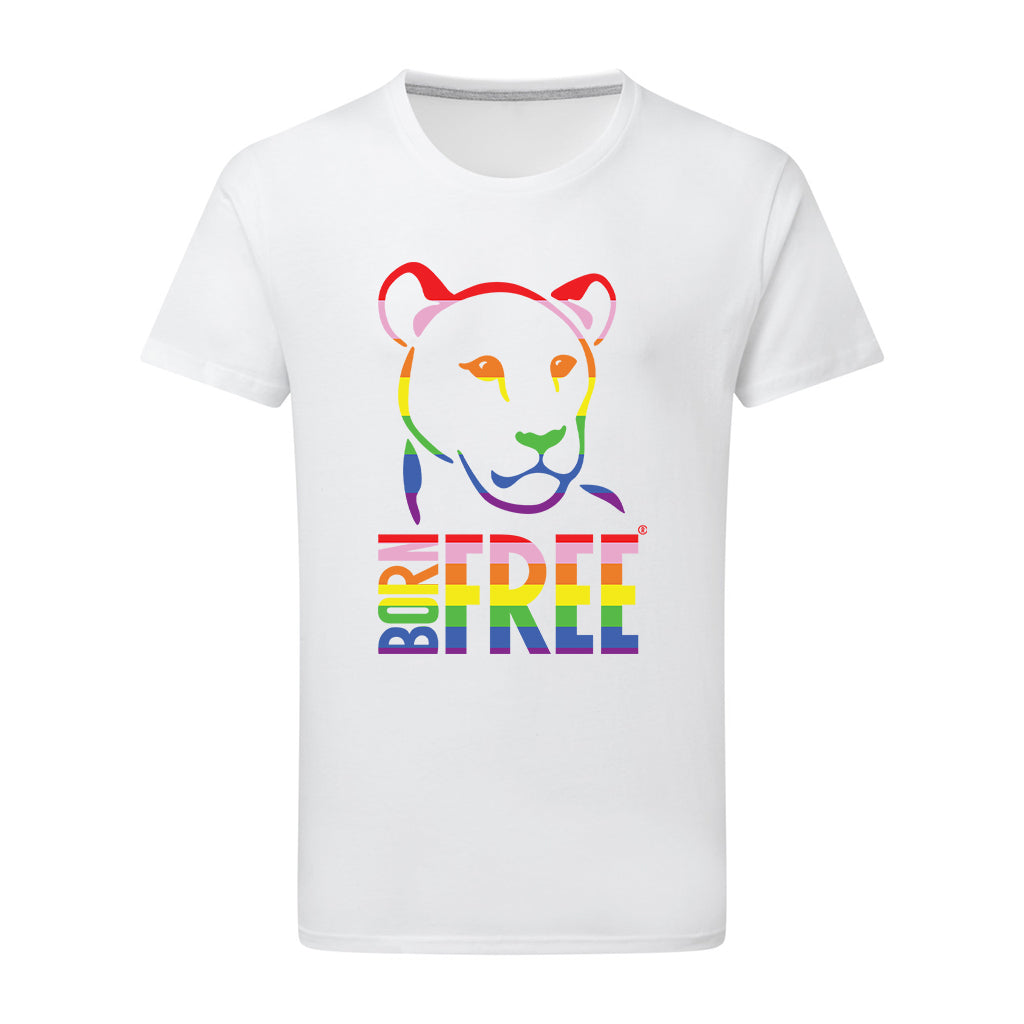 Born Free Rainbow Logo T-Shirt