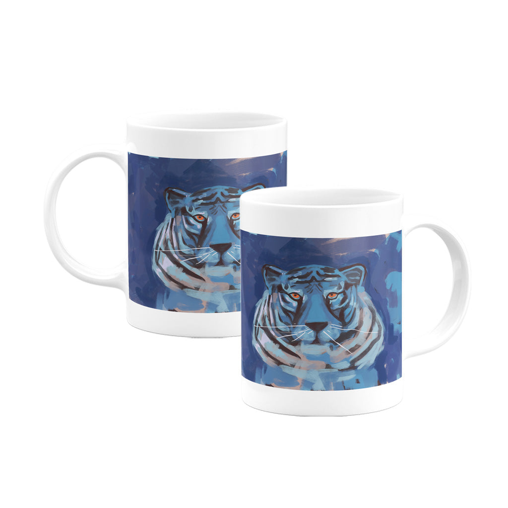 White Tiger Mug by Epaule Carree – Born Free Shop