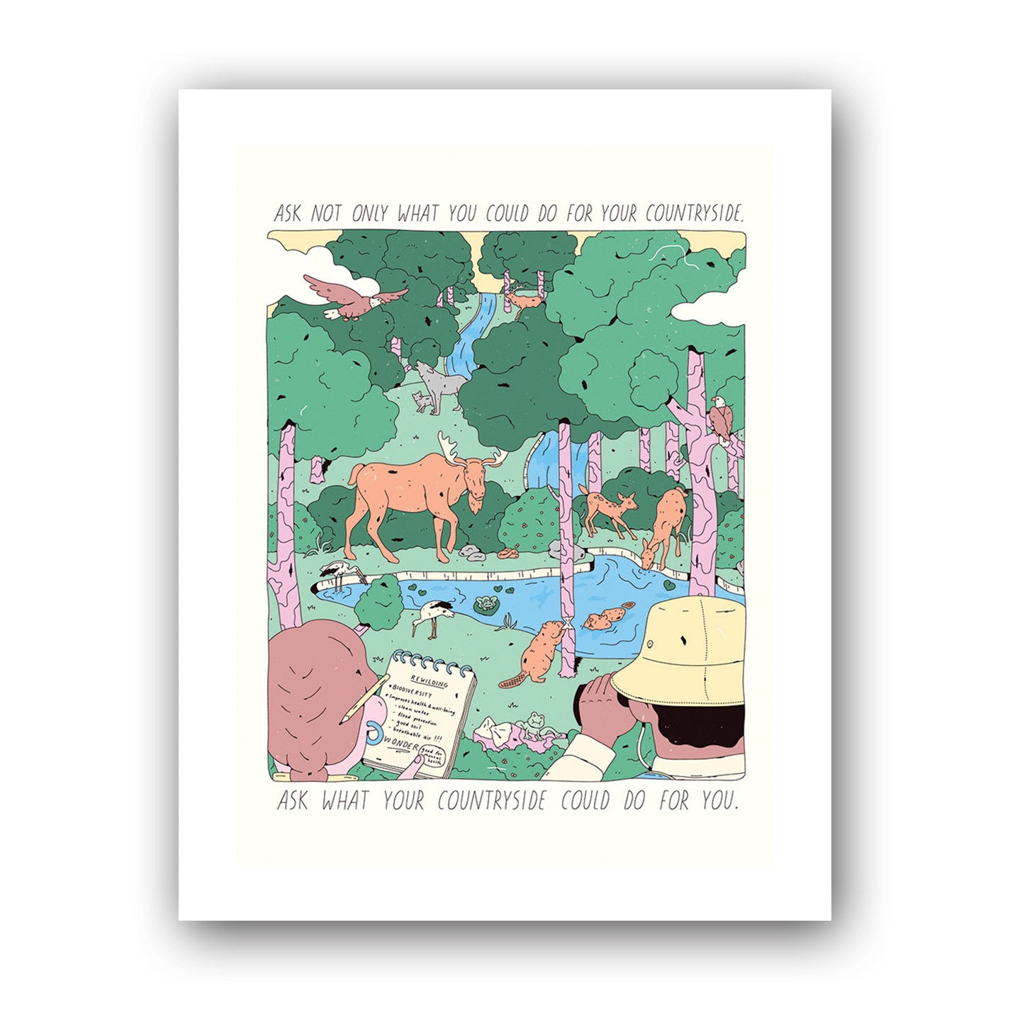 Born Free - Countryside Art Print