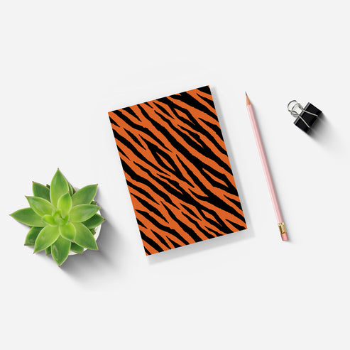 Tiger Print A5 Notepad