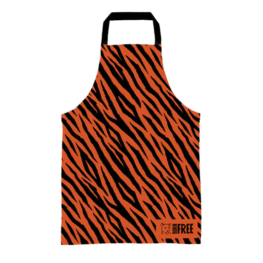 Tiger Print Apron