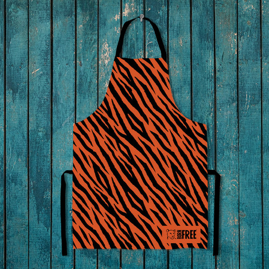 Tiger Print Apron