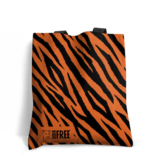 Tiger Print Tote Bag