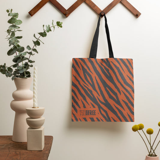 Tiger Print Tote Bag