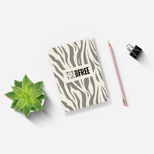 Zebra Print A5 Notepad