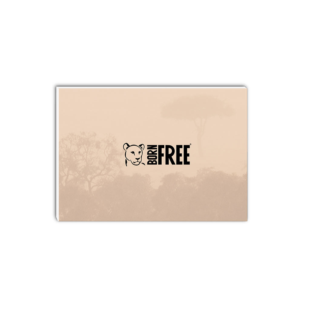 Giraffes in the Wild A5 Notepad - Born Free